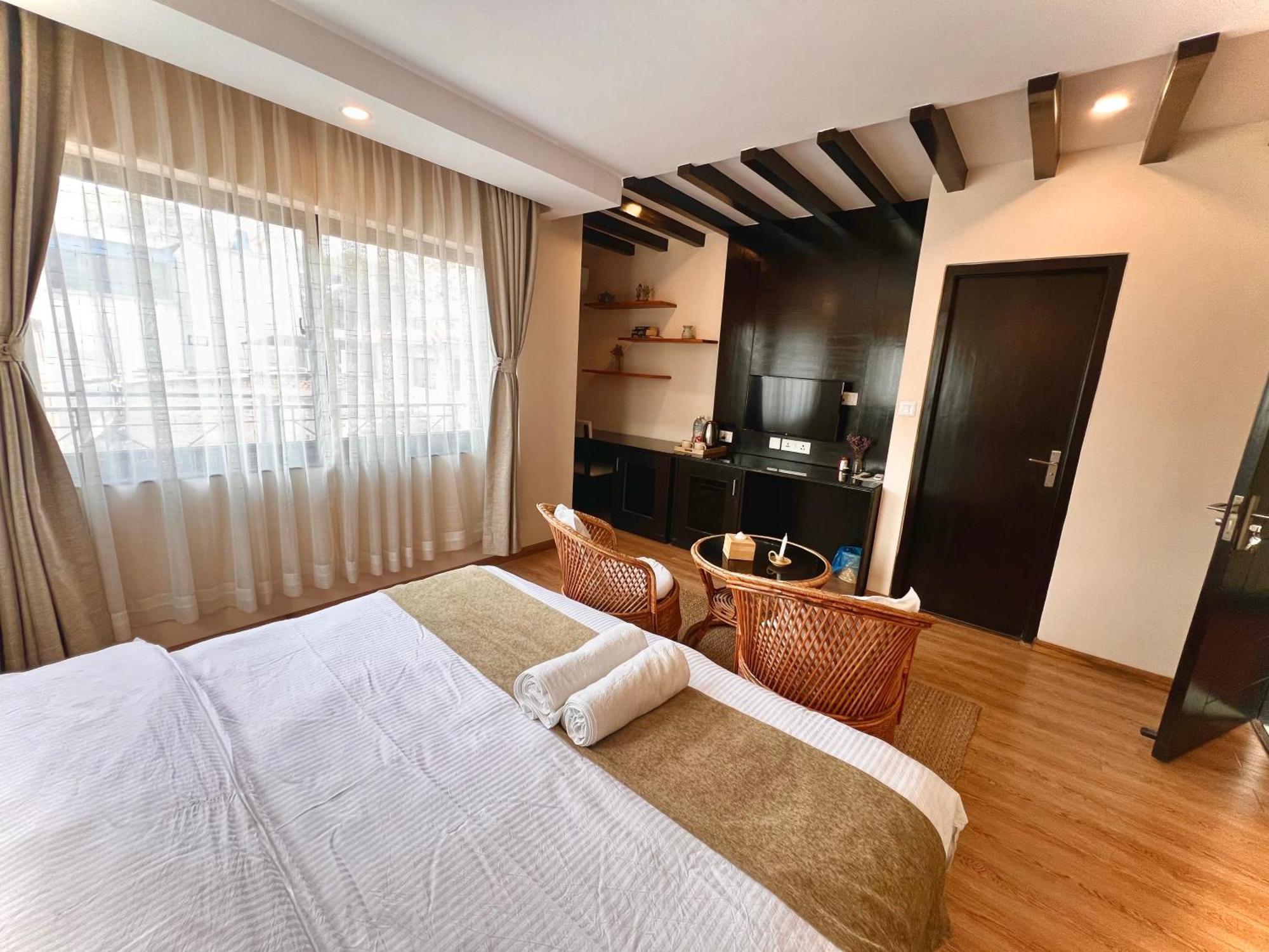 Pancha Buddha Service Apartments And Rooms กาฐมาณฑุ ภายนอก รูปภาพ